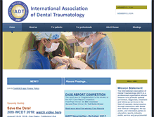 Tablet Screenshot of iadt-dentaltrauma.org